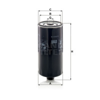 Фильтр масляный MANN-FILTER W 1170/13